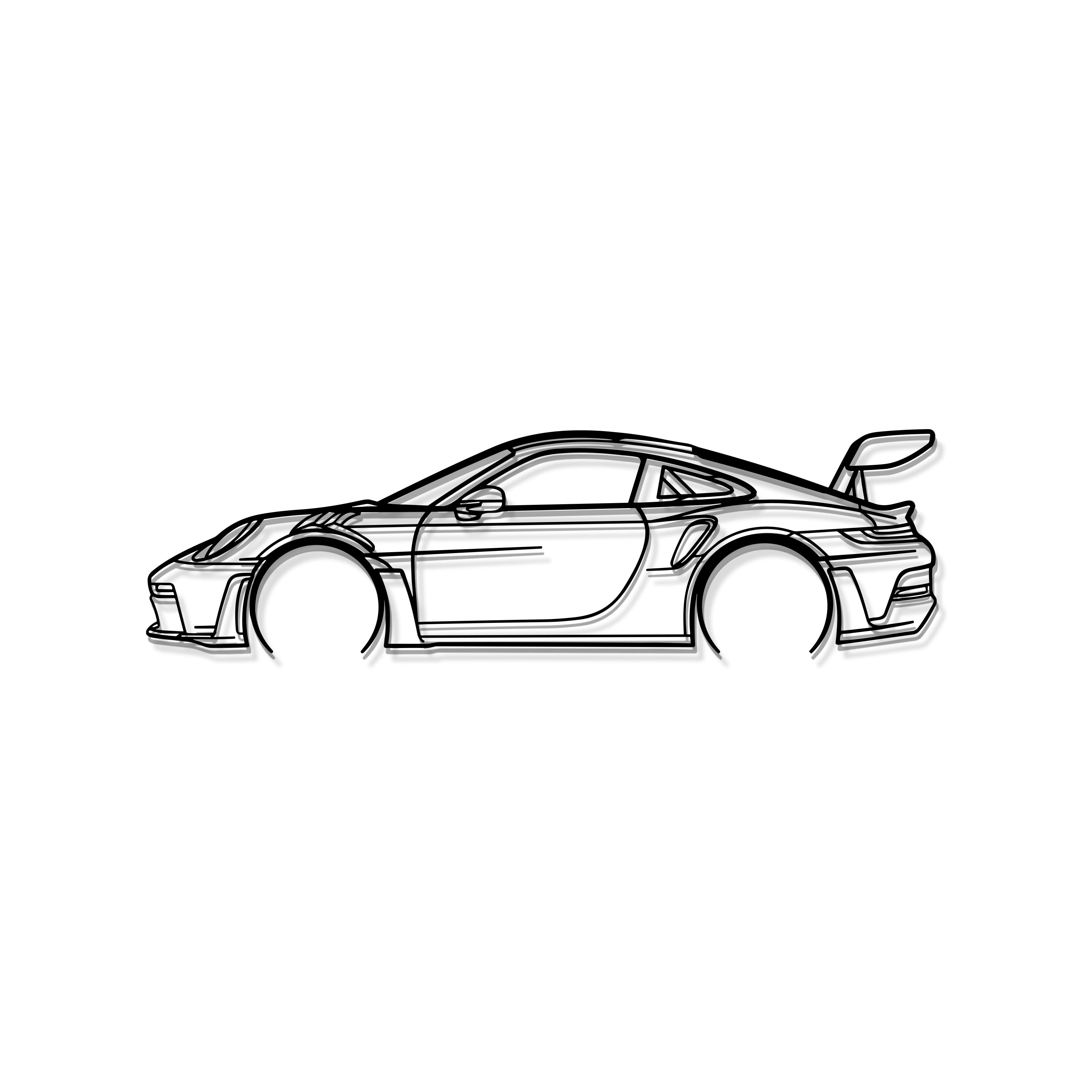 911 GT3 RS Model 992 Wall Art