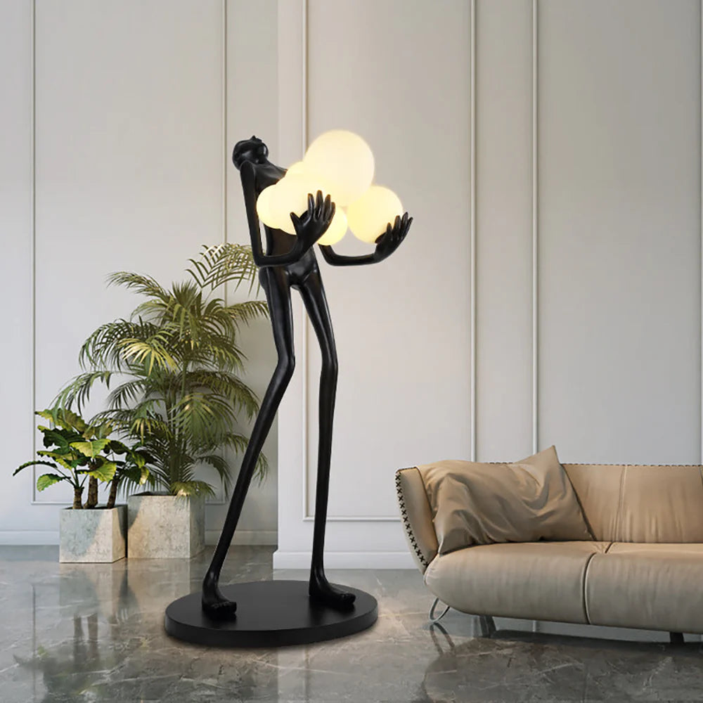 Artistic Decorative Figure Floor Lamp