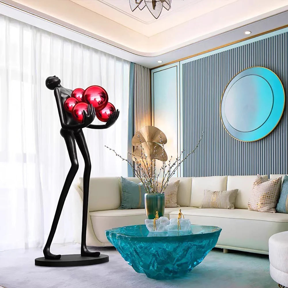 Artistic Decorative Figure Floor Lamp