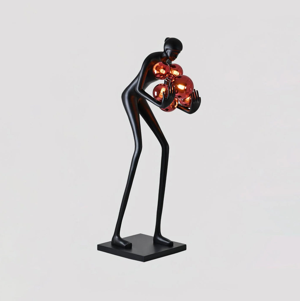 Calliope Statue Decoration Floor Lamp