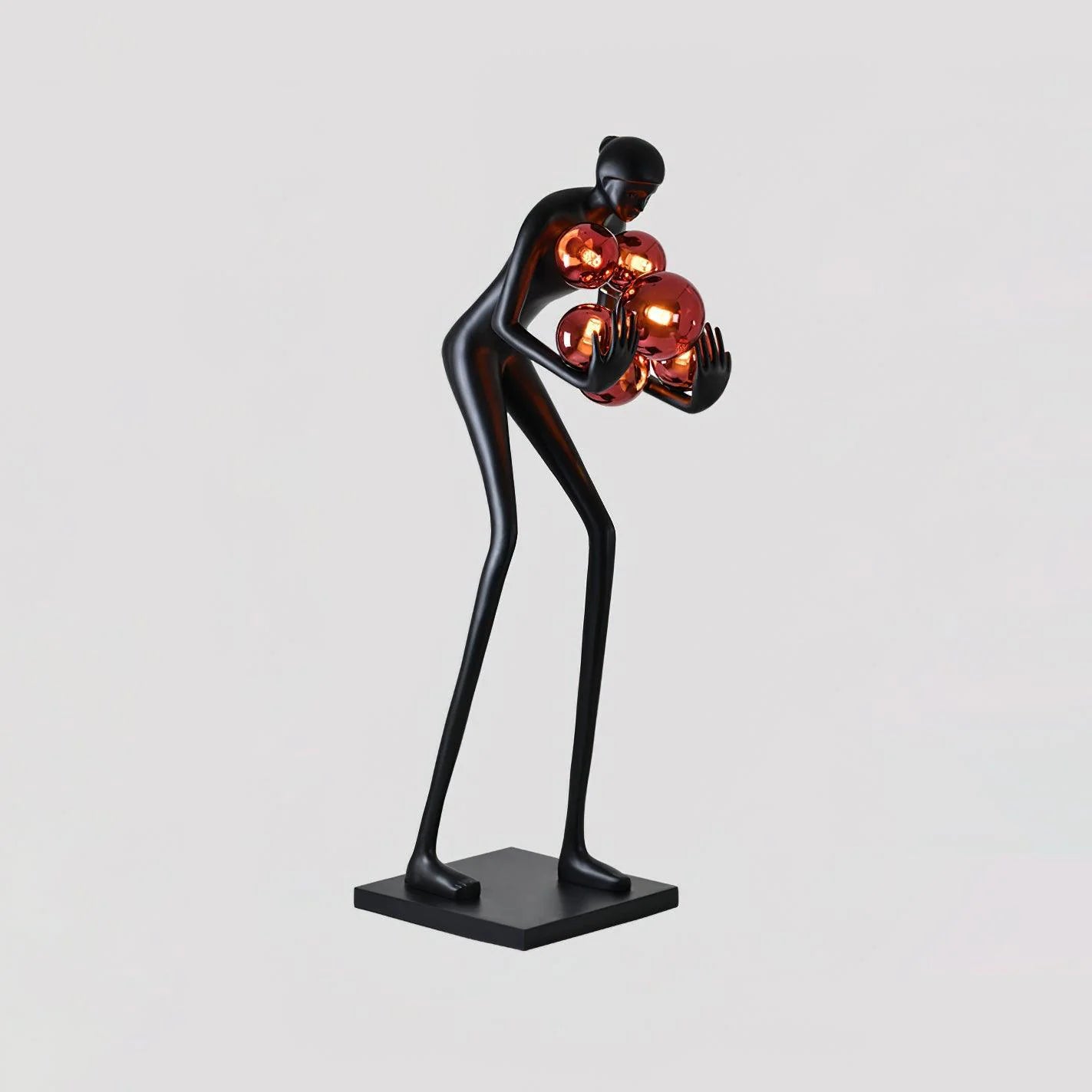 Calliope Statue Decoration Floor Lamp