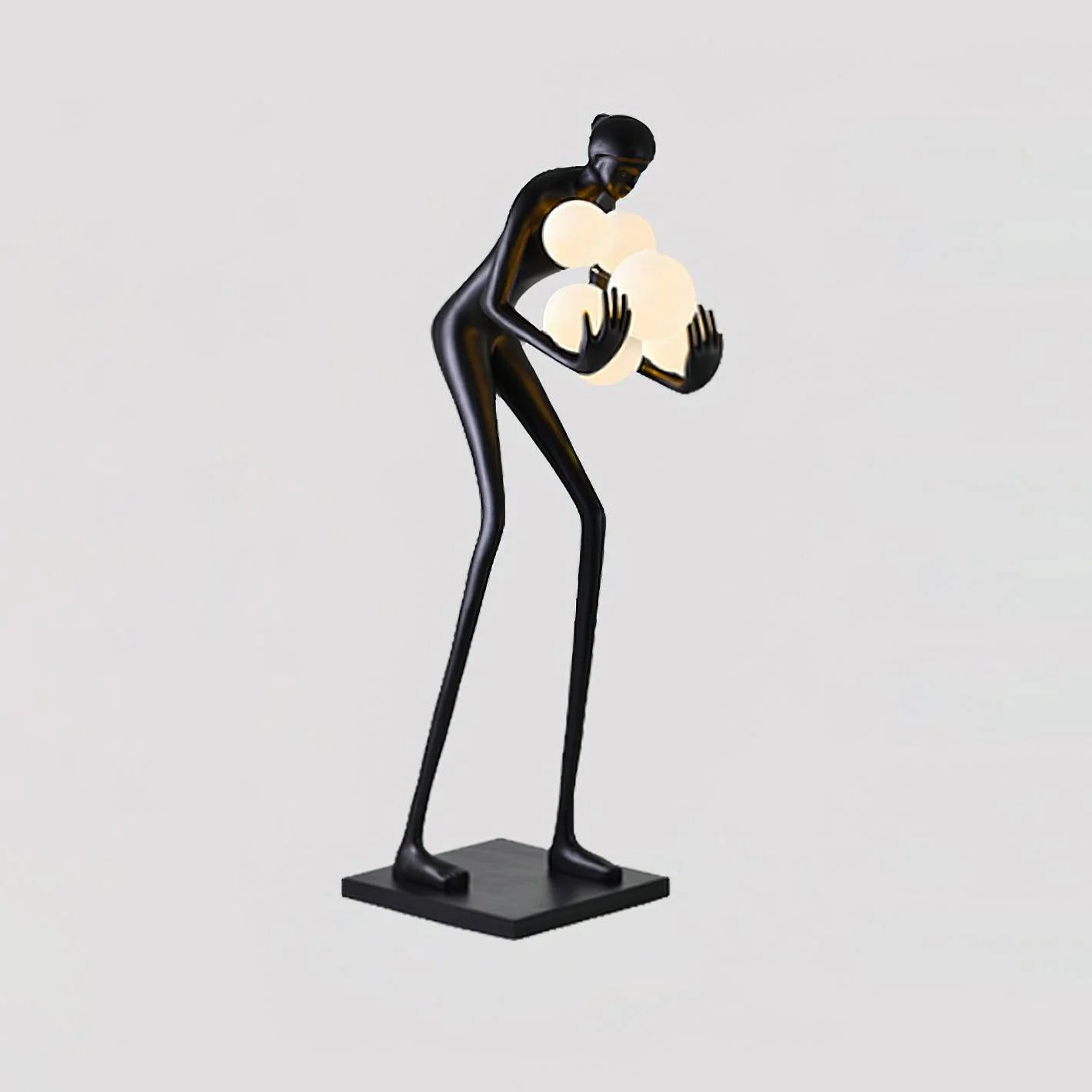 Calliope Statue Decoration Floor Lamp
