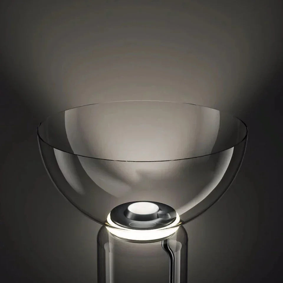 Glass LED Floor Lamp