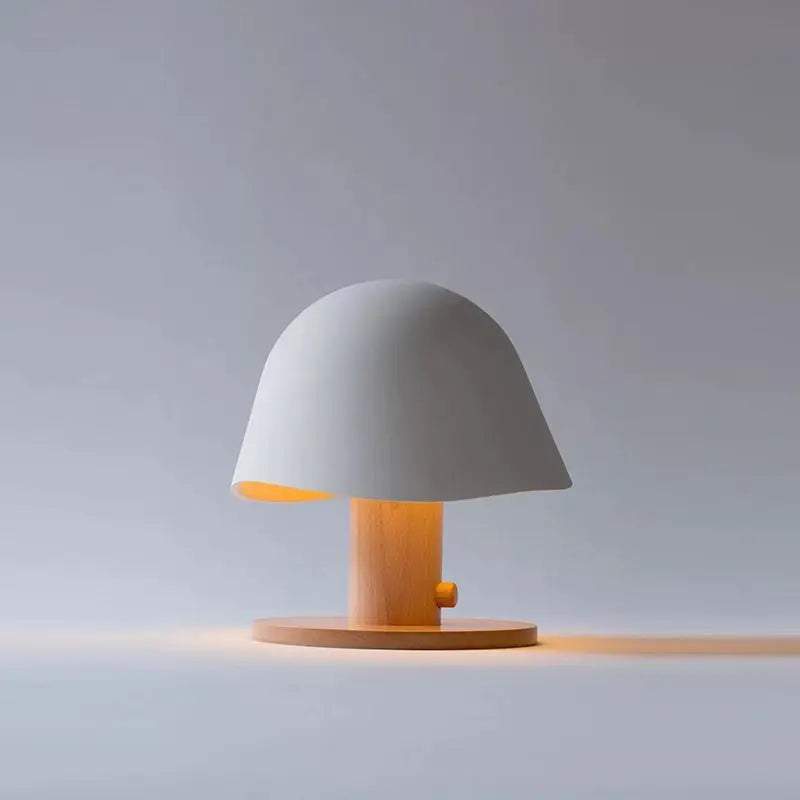 Glass Mushroom Table Lamp