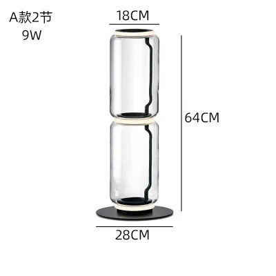 Glass LED Floor Lamp