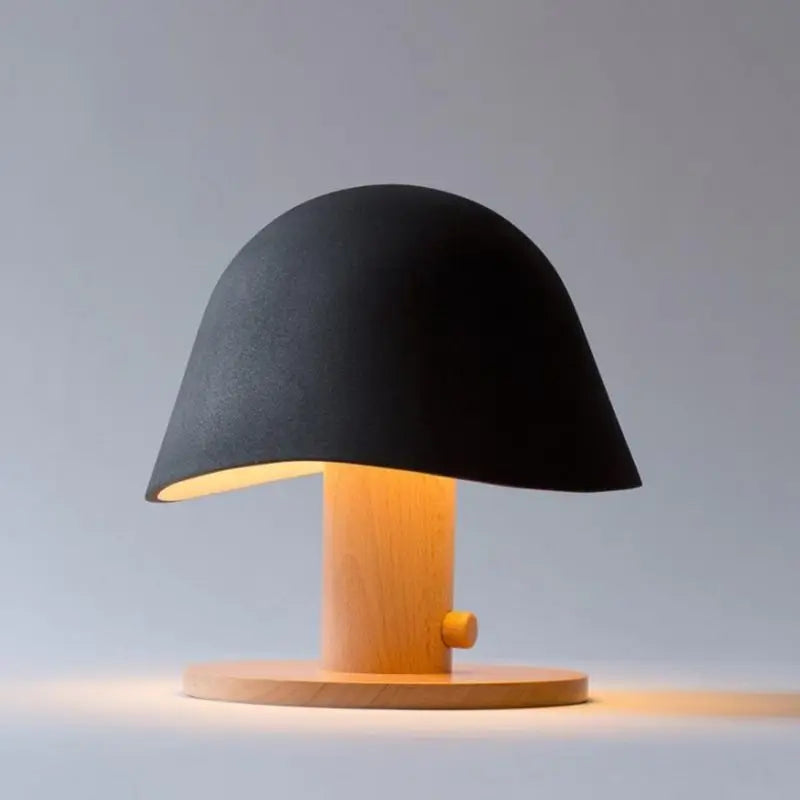 Glass Mushroom Table Lamp
