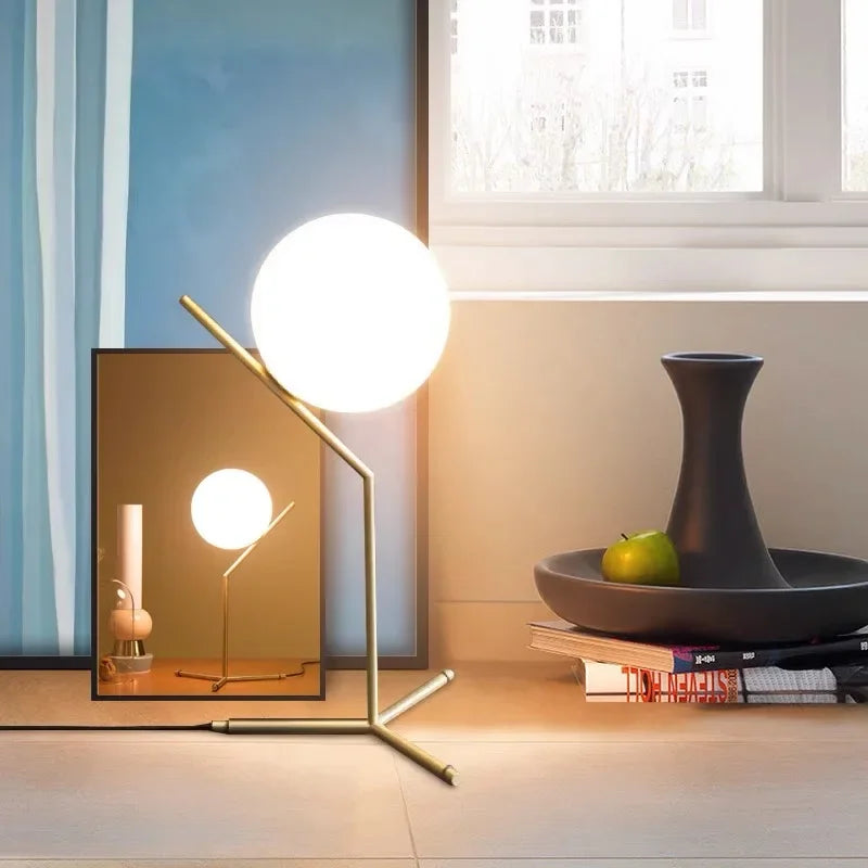 Glass Ball LED Chandelier Light