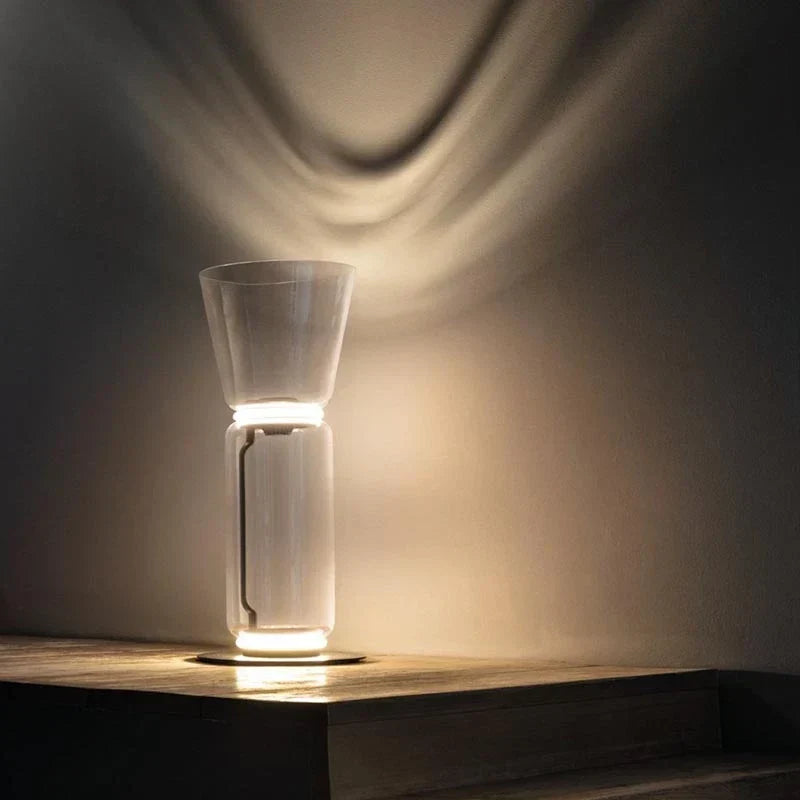 Glass LED Floor Lamp
