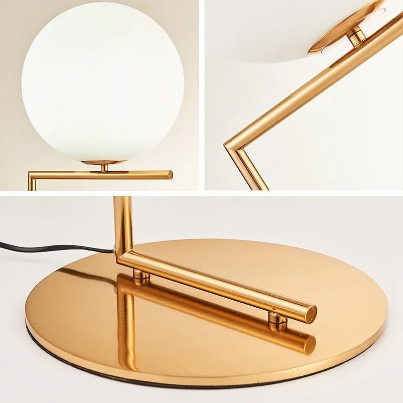 Glass Ball LED Chandelier Light
