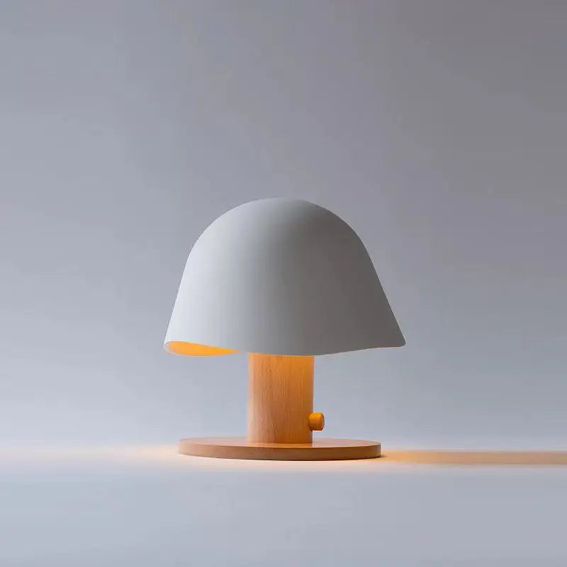 Glass Mushroom Table Lamp