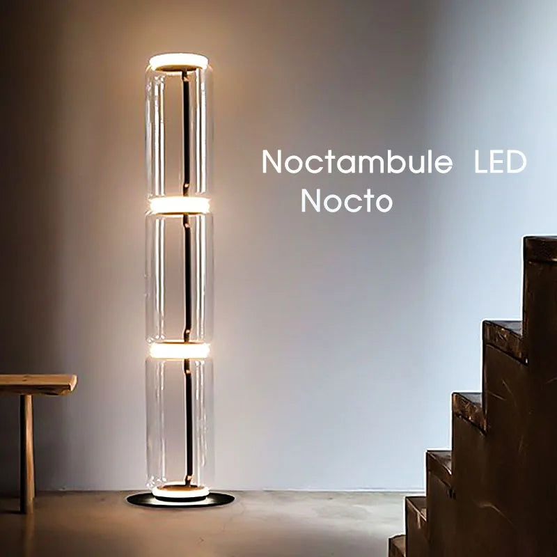 Glass LED Floor Lamp