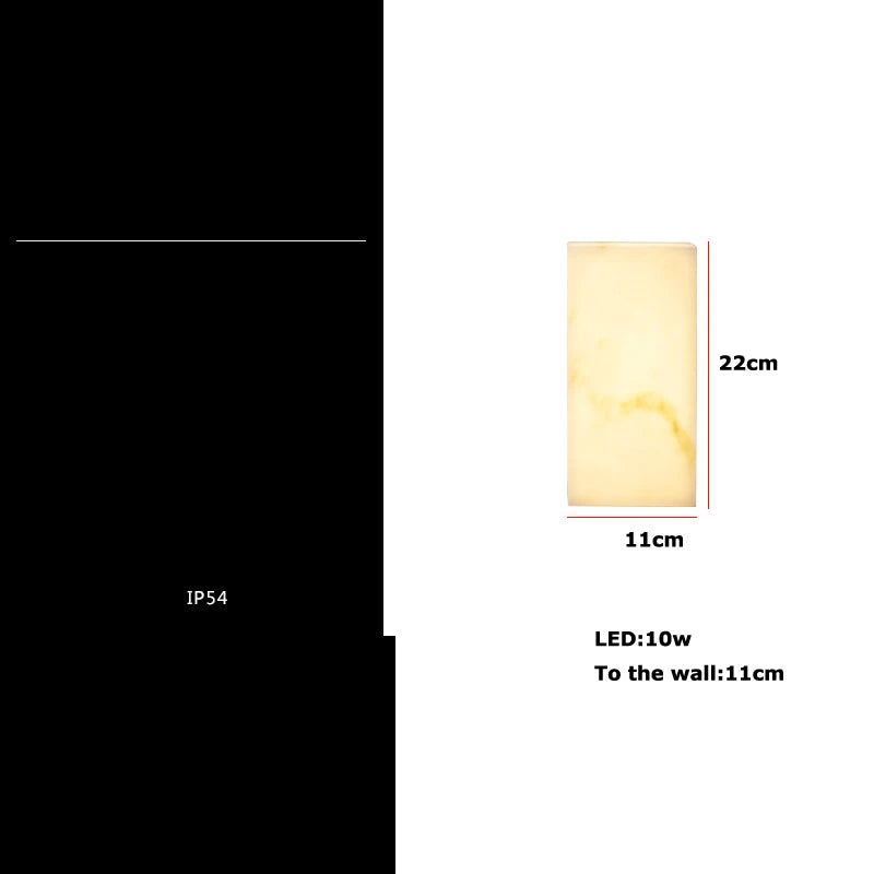 Marble Cube LED Wall Sconce