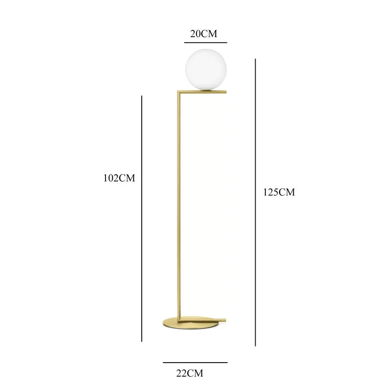 Glass Ball LED Chandelier Light