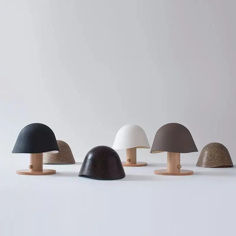 Glass Mushroom Table Lamp