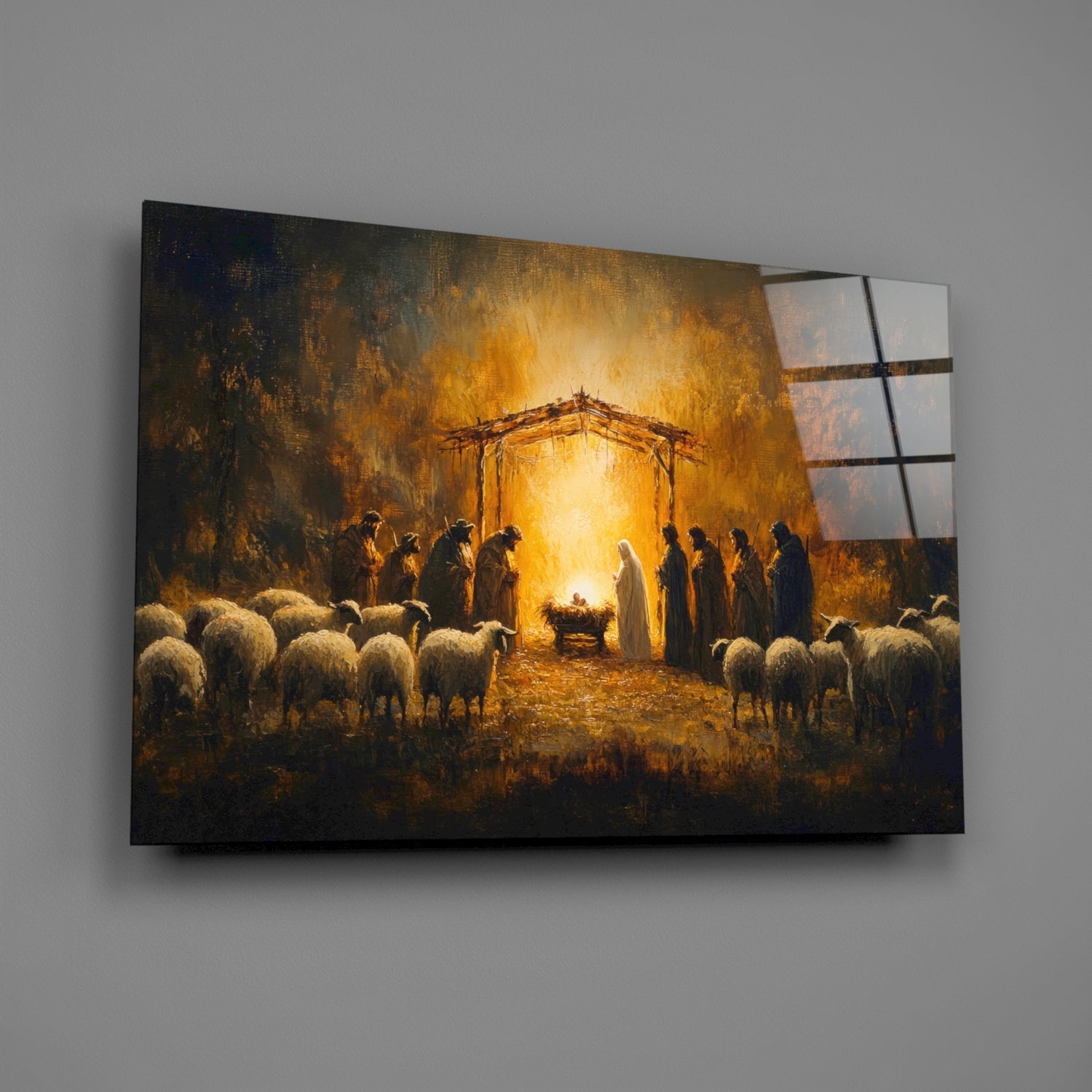 Birth Glass Wall Art