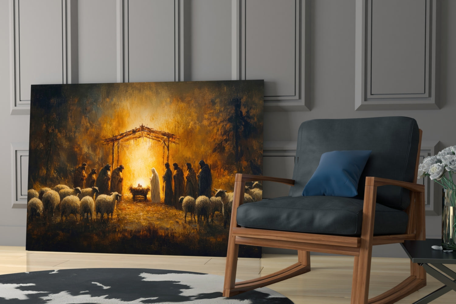 Birth Glass Wall Art