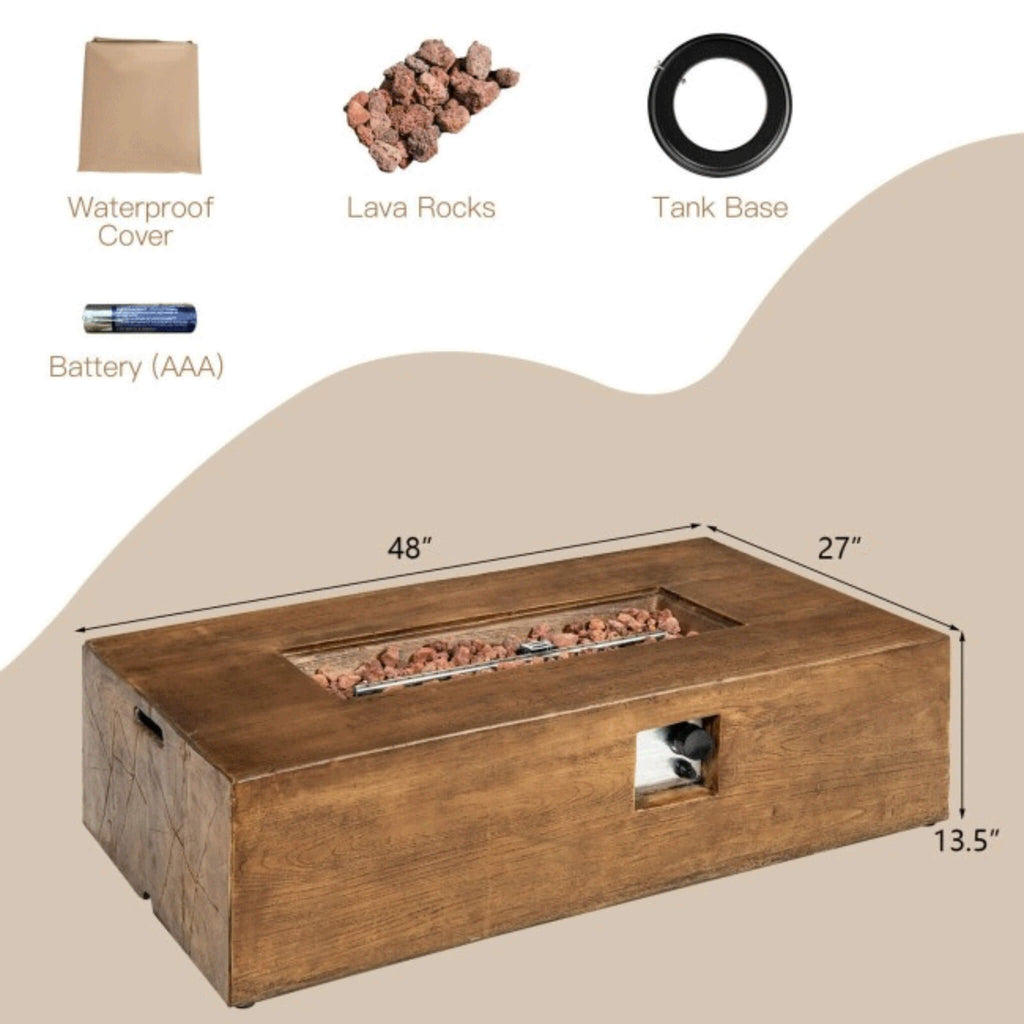 Alora Outdoor Fire Pit Table