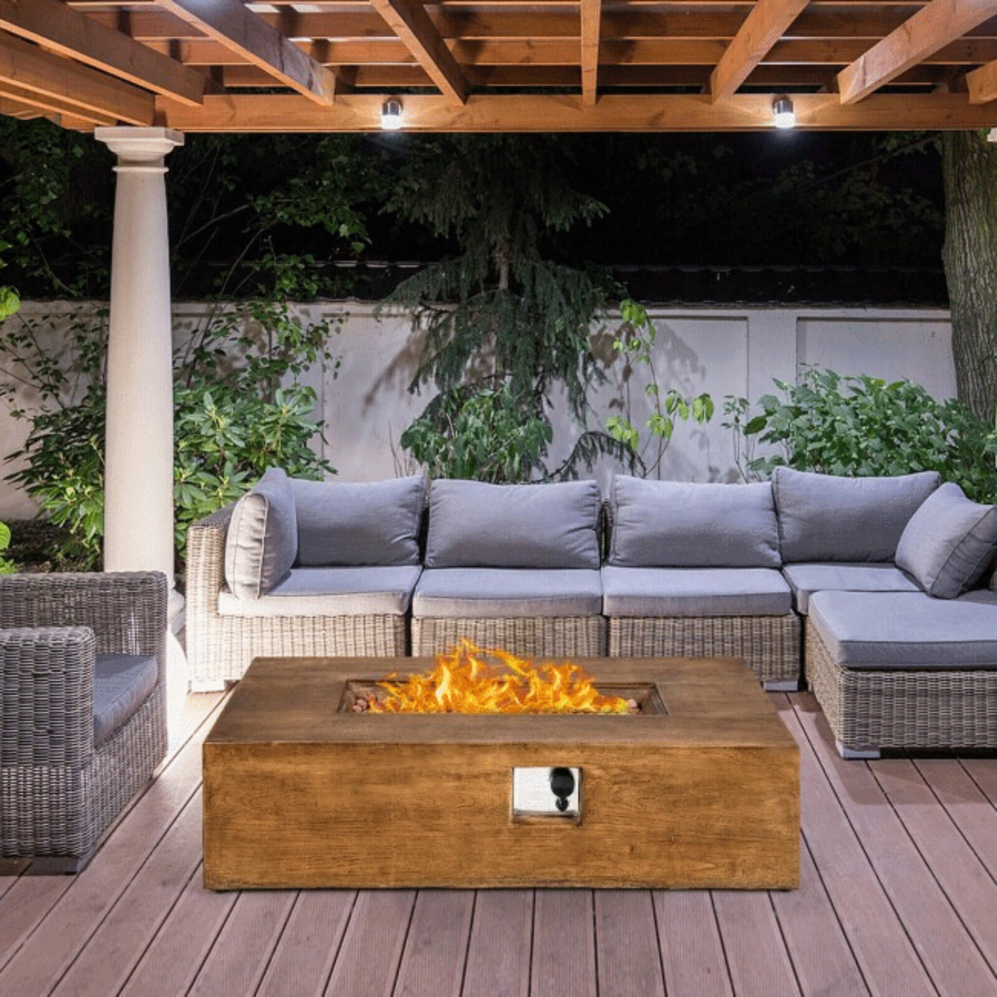 Alora Outdoor Fire Pit Table